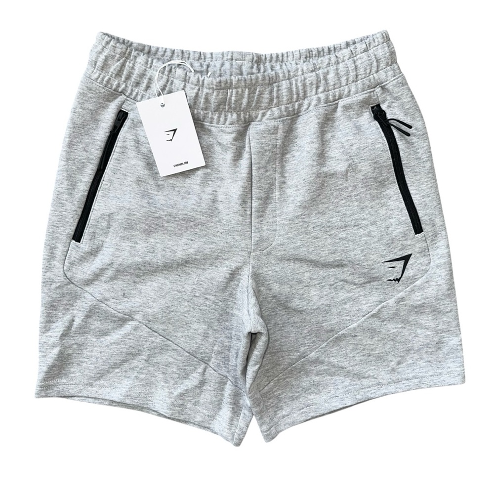 NWT Gymshark Interlock Tech 6” Athletic Shorts in Grey XS Slim Fit